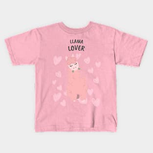 Llama heart Kids T-Shirt